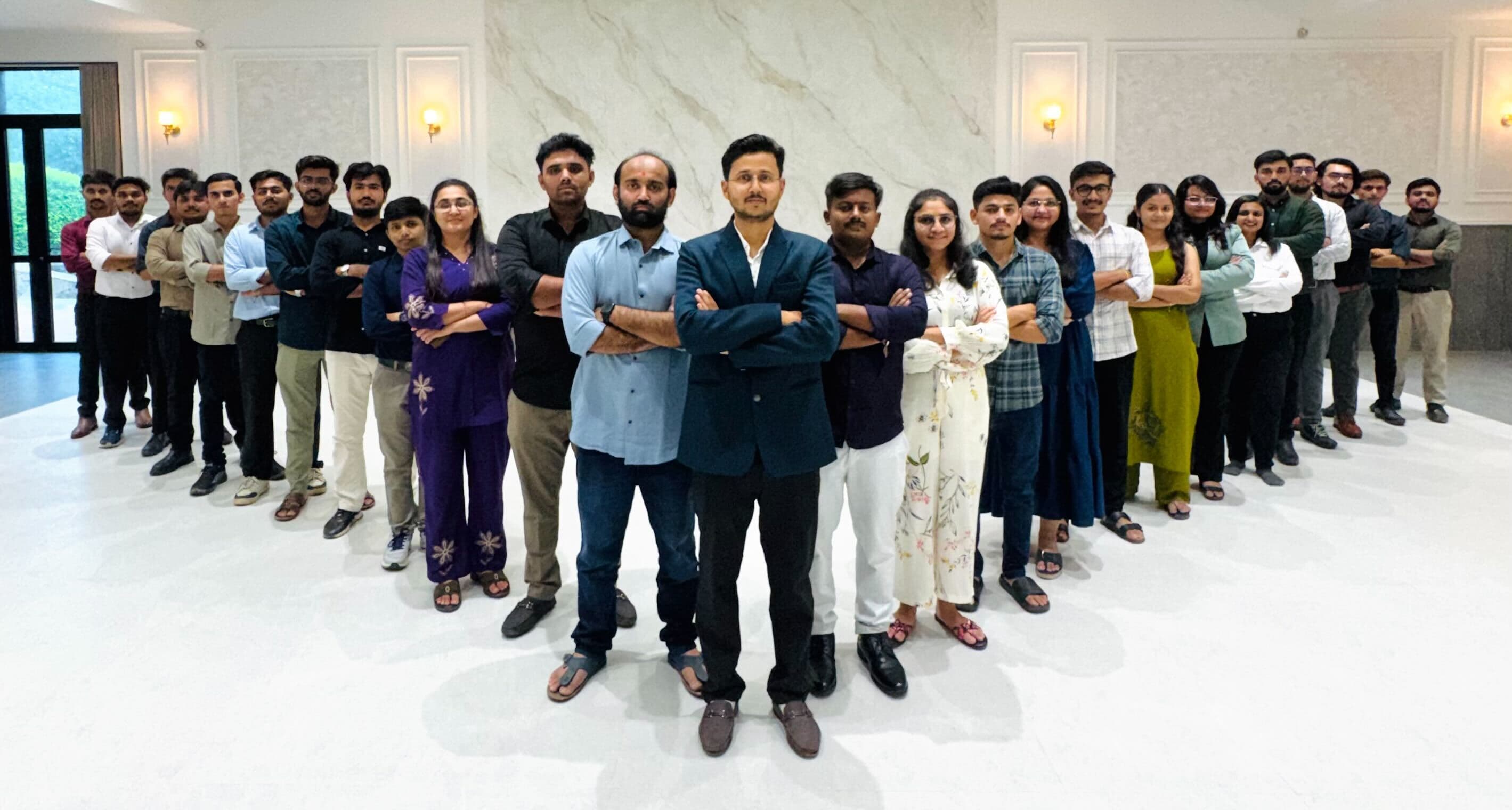 The Infinitietech team together at a company gathering