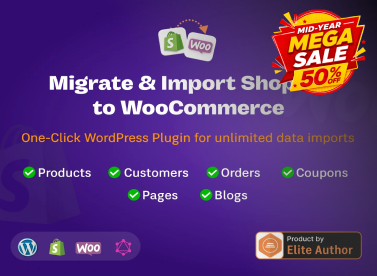 WP Shopify to WooCommerce - Migrate & Import Shopify Store to WordPress