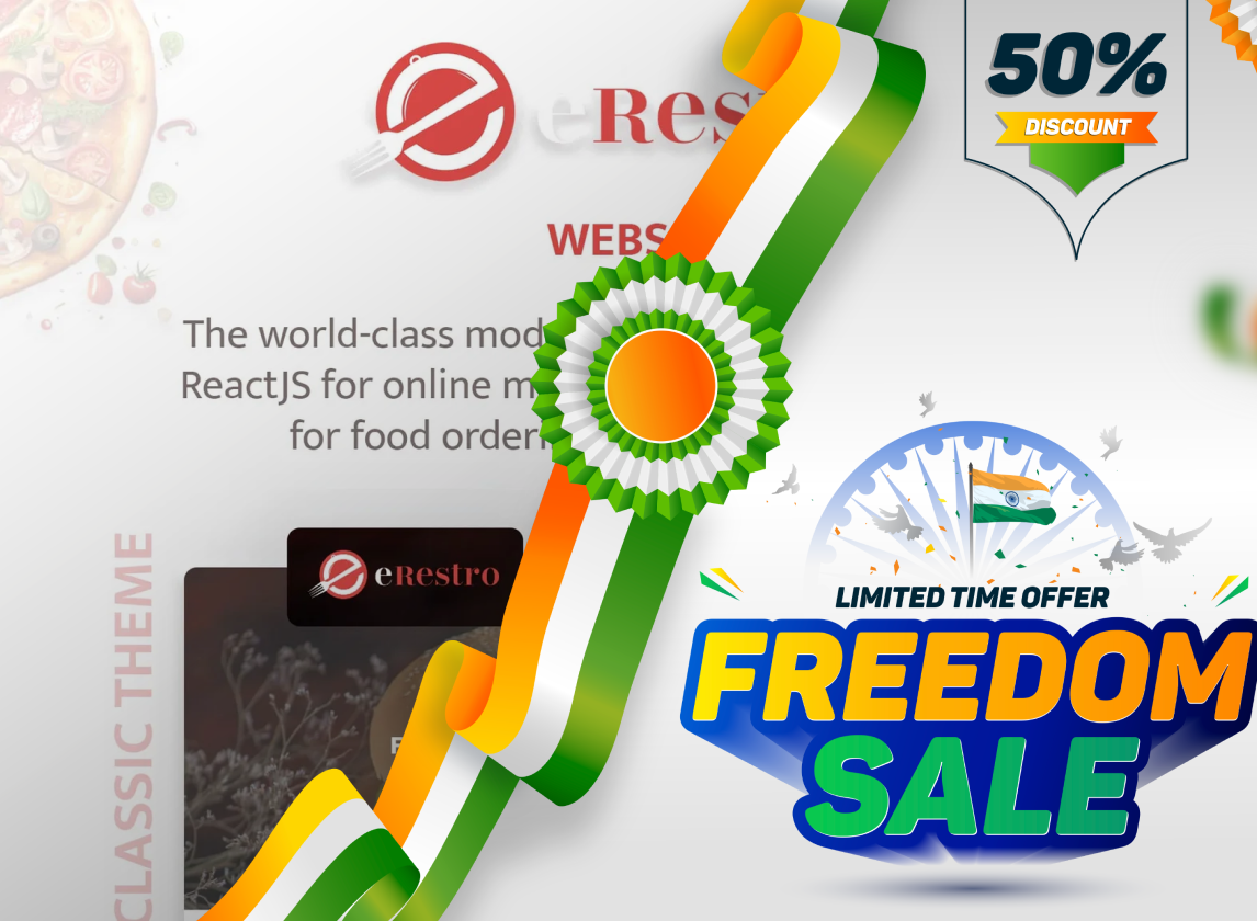 eRestro Multi Restaurant Web - Online Multi-Vendor & Restaurant Food Ordering Web App