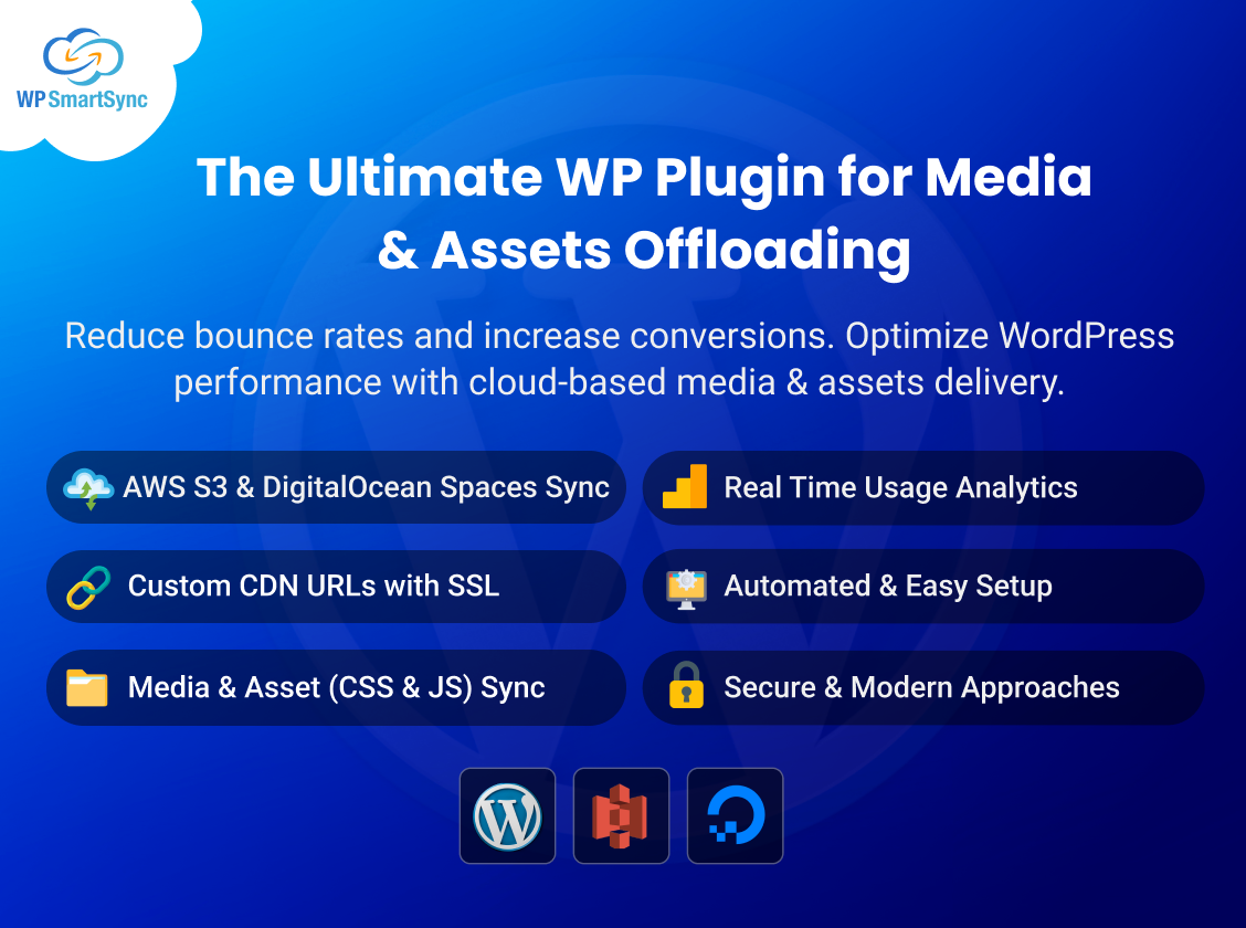 WP SmartSync - WordPress Plugin for Offloading Media & Assets CDN / Cloud Storage