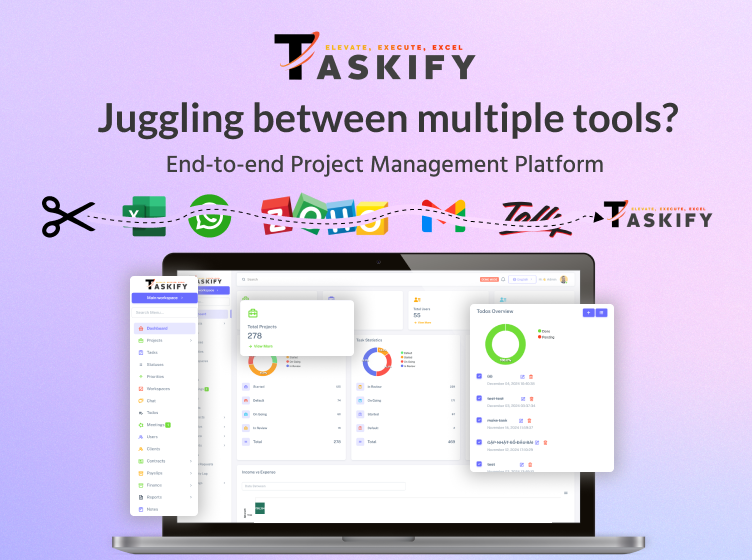 Taskify - Project Management - Task Management & Productivity Tool